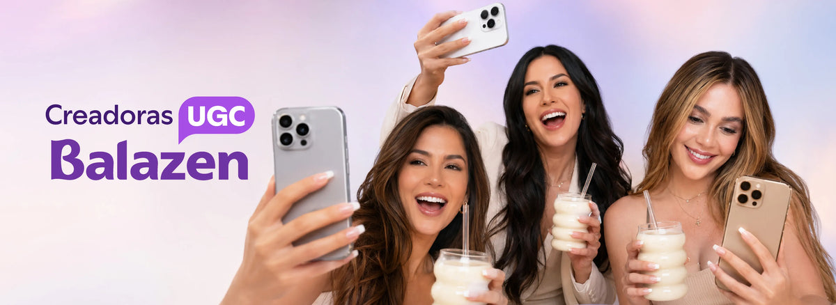 Creadoras de contenido compartiendo su experiencia con productos Balazen