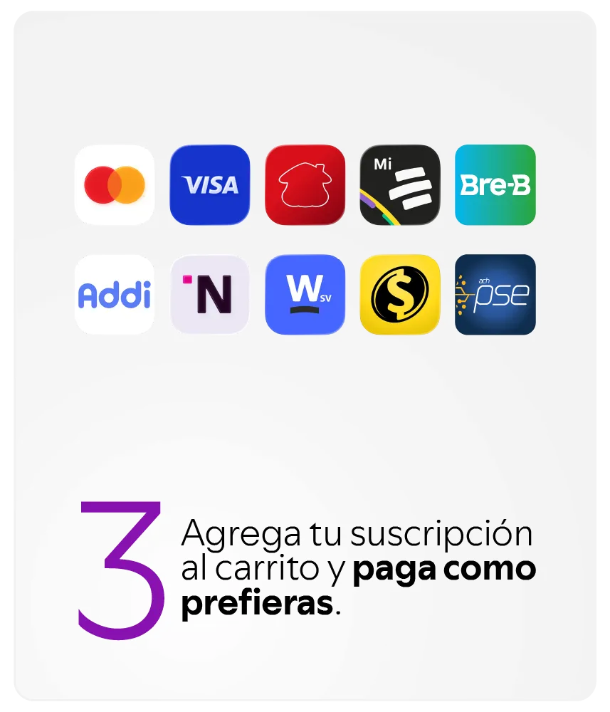 Tercer paso para completar la suscripción de Balazen